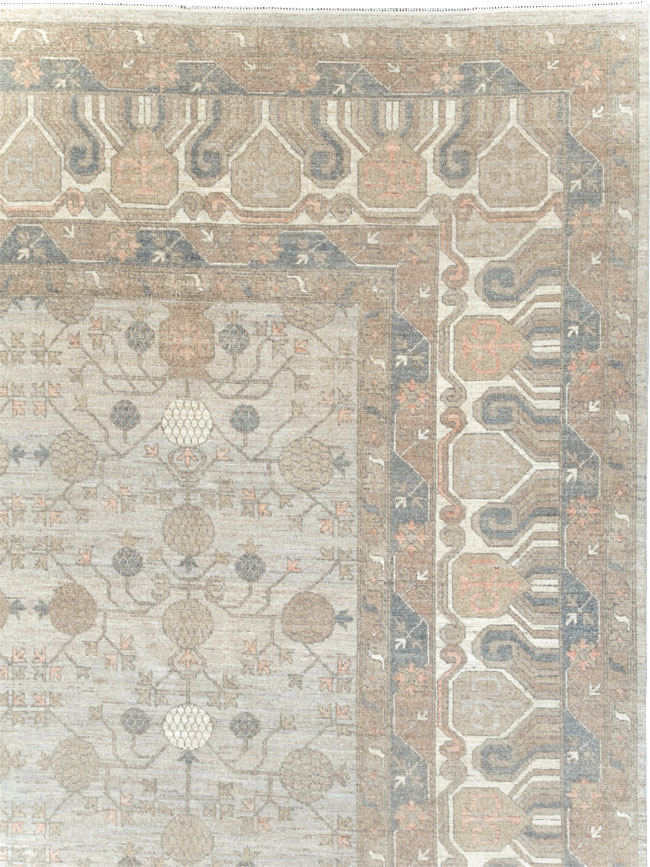 Modern Khotan Oversize Rug, No.30569 - Gsblank