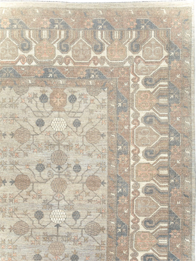 Modern Khotan Oversize Rug, No.30569 - Gsblank