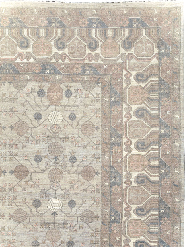 Modern Khotan Oversize Rug, No.30569 - Gsblank