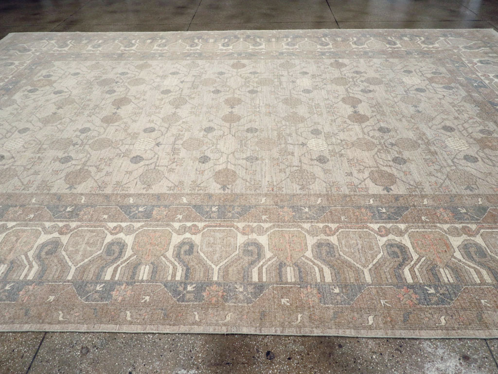 Modern Khotan Oversize Rug, No.30569 - Gsblank