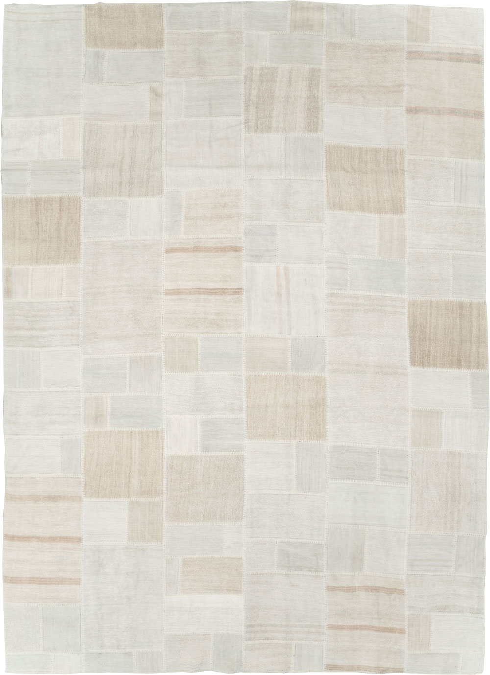 Modern Turkish Flatweave Kilim Room Size Carpet, No.30578 - Gsblank