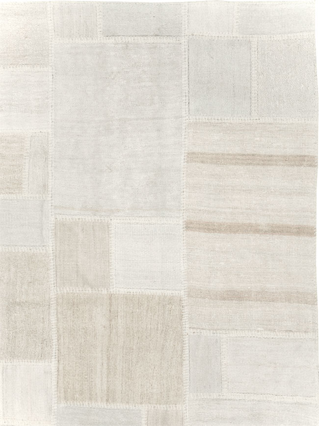 Modern Turkish Flatweave Kilim Room Size Carpet, No.30578 - Gsblank