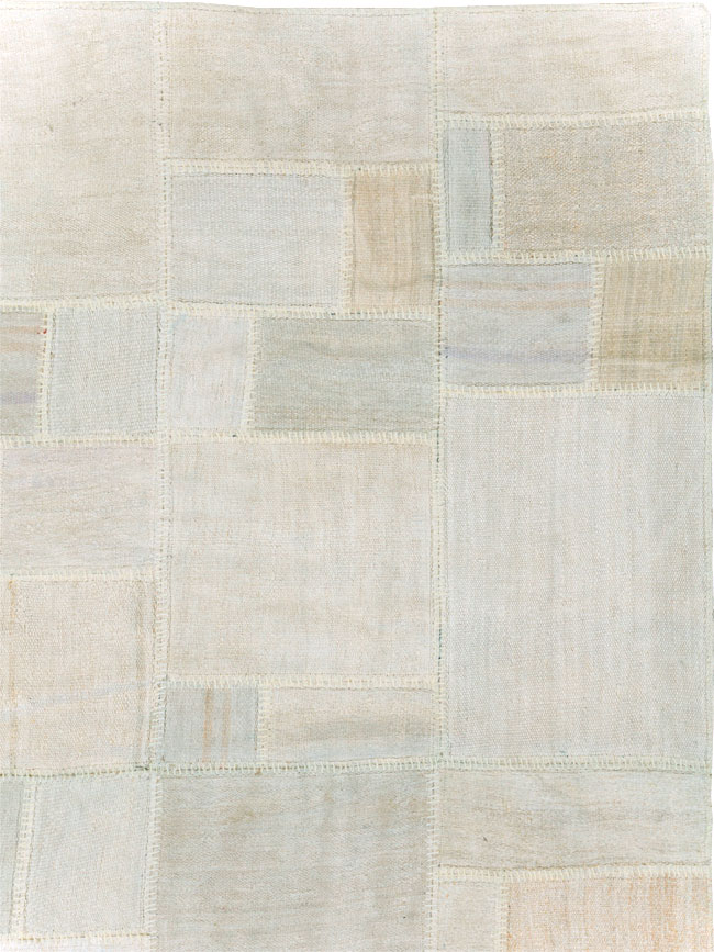 Contemporary Turkish Flatweave Kilim Patchwork Large Gallery Carpet, No.30580 - Gsblank