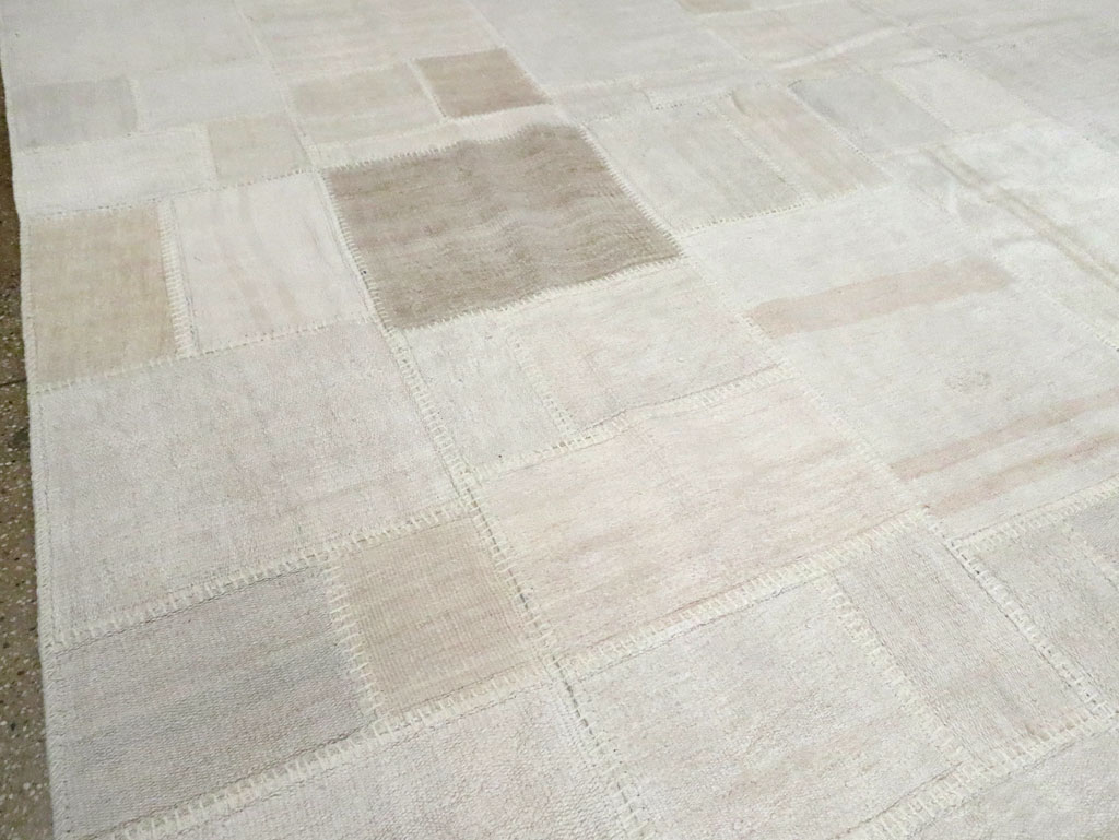 Contemporary Turkish Flatweave Kilim Patchwork Large Gallery Carpet, No.30580 - Gsblank