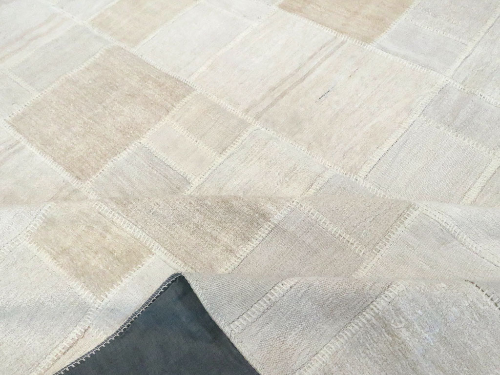 Contemporary Turkish Flatweave Kilim Patchwork Large Gallery Carpet, No.30580 - Gsblank