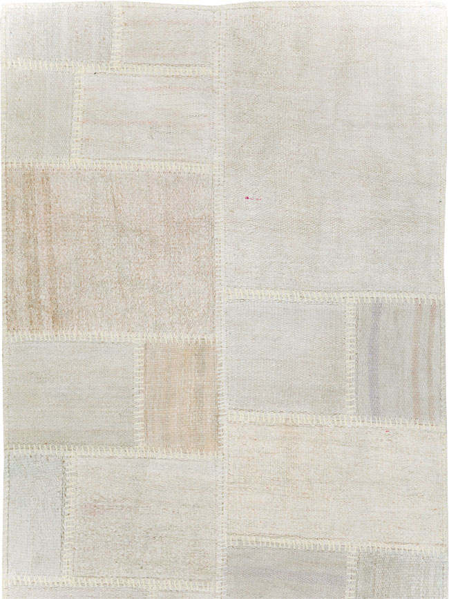 Contemporary Turkish Flatweave Kilim Patchwork Runner, No.30581 - Gsblank