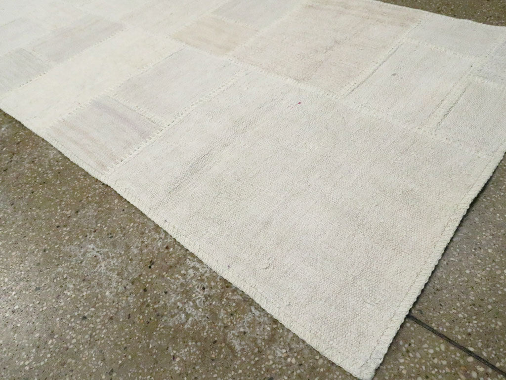 Contemporary Turkish Flatweave Kilim Patchwork Runner, No.30581 - Gsblank