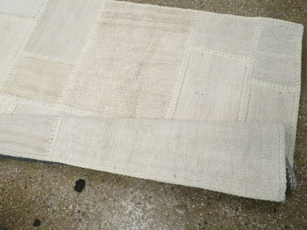 Contemporary Turkish Flatweave Kilim Patchwork Runner, No.30581 - Gsblank