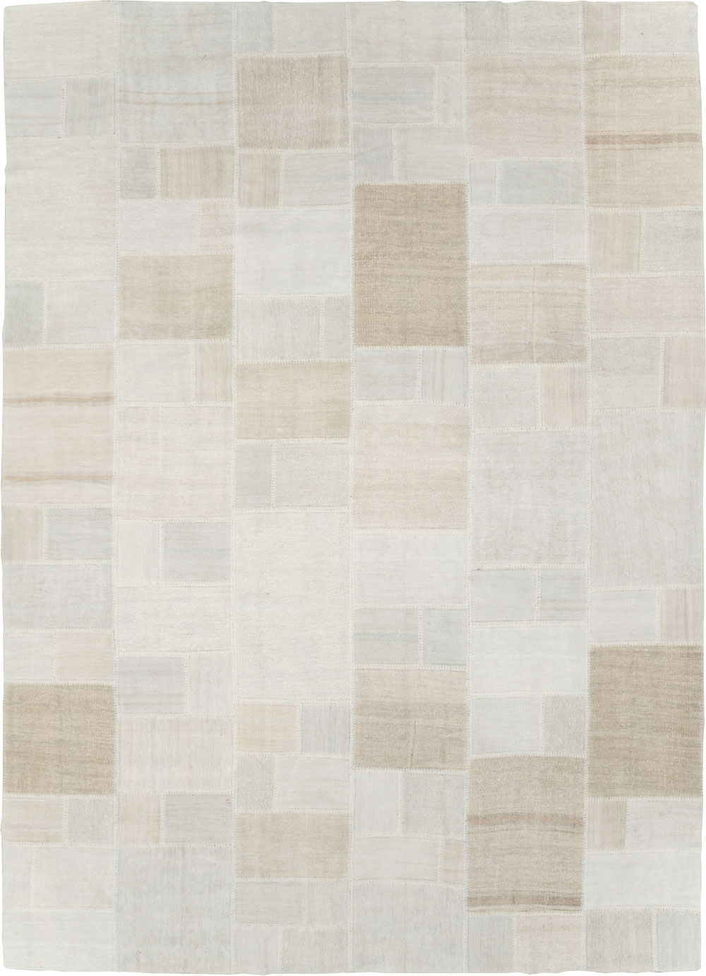 Modern Turkish Flatweave Kilim Room Size Carpet, No.30582 - Gsblank