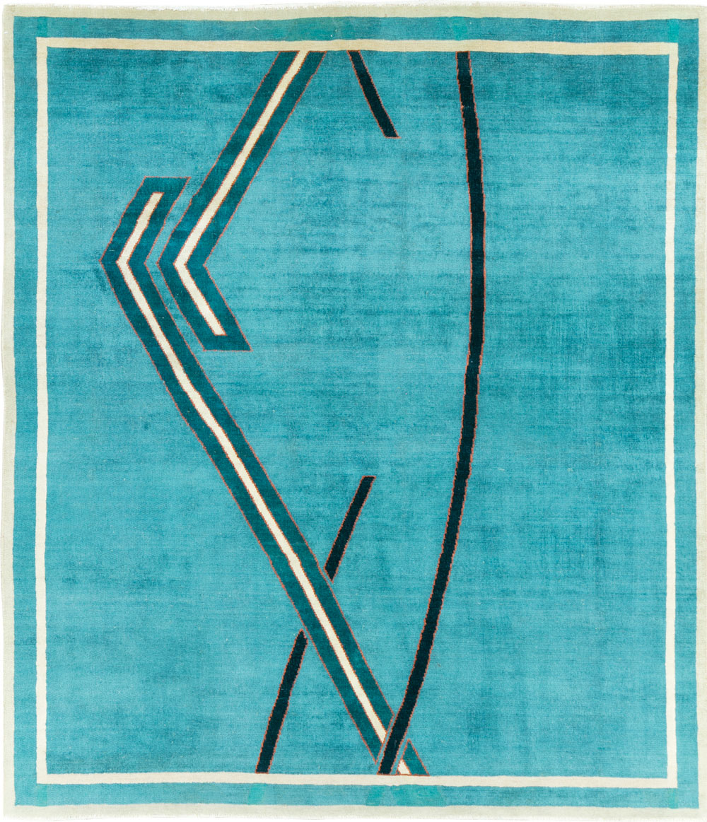 Vintage Persian Art Deco Rug, No.30595 - Gsblank