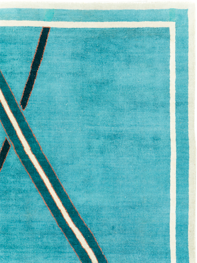 Vintage Persian Art Deco Rug, No.30595 - Gsblank