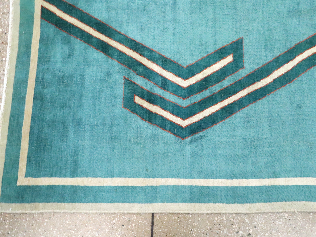 Vintage Persian Art Deco Rug, No.30595 - Gsblank