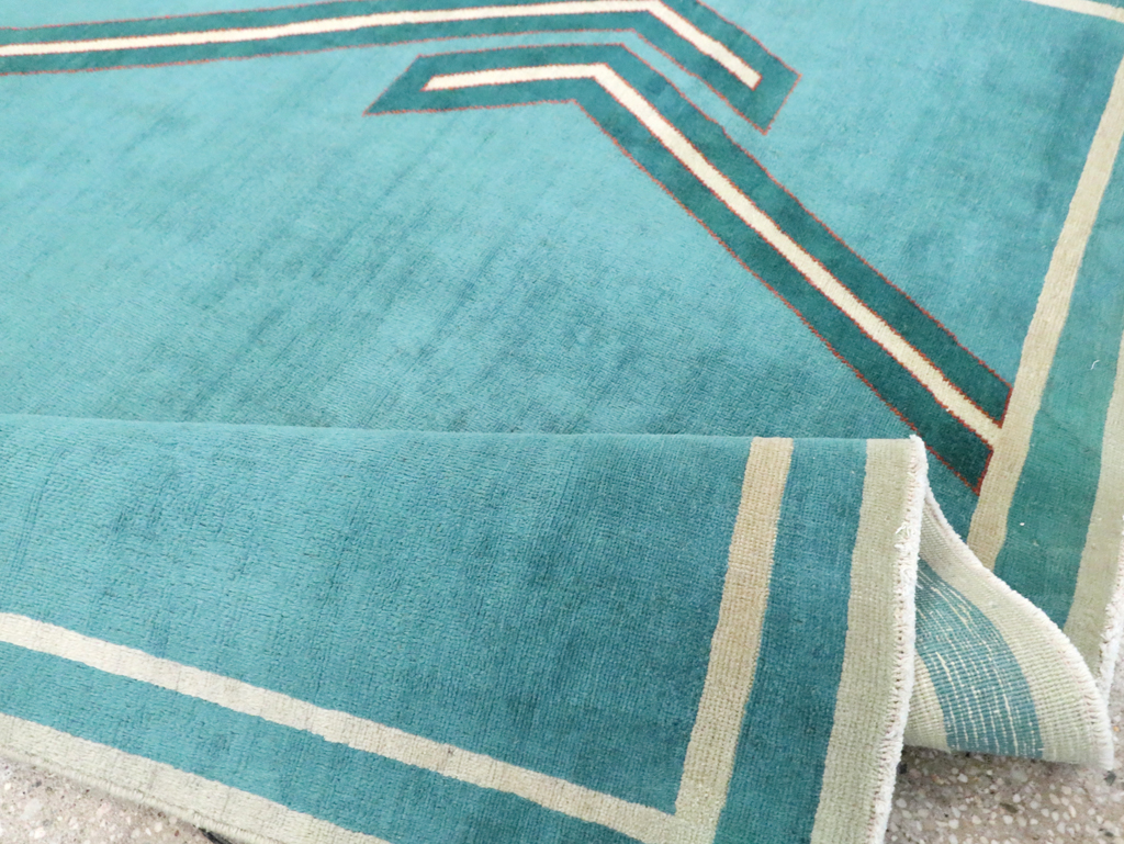 Vintage Persian Art Deco Rug, No.30595 - Gsblank