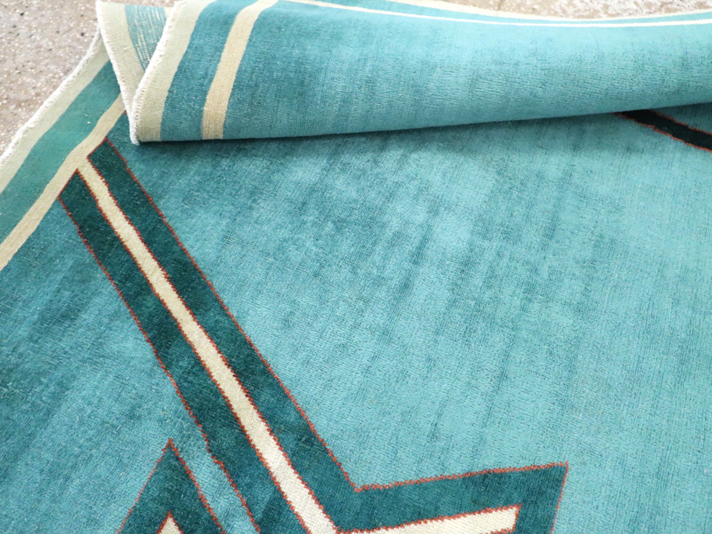 Vintage Persian Art Deco Rug, No.30595 - Gsblank