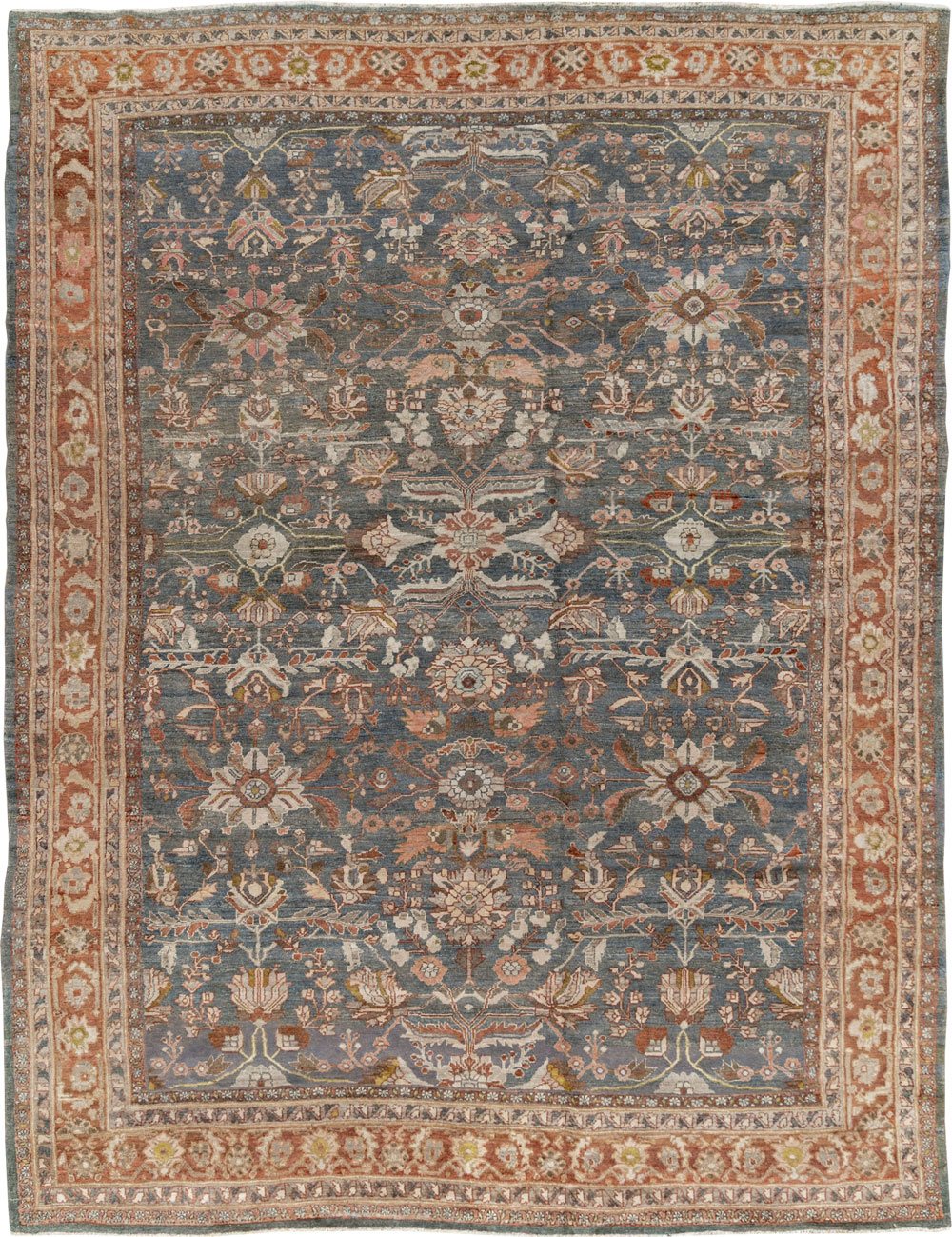 Antique Persian Bibikabad Room Size Carpet, No.30597 - Gsblank