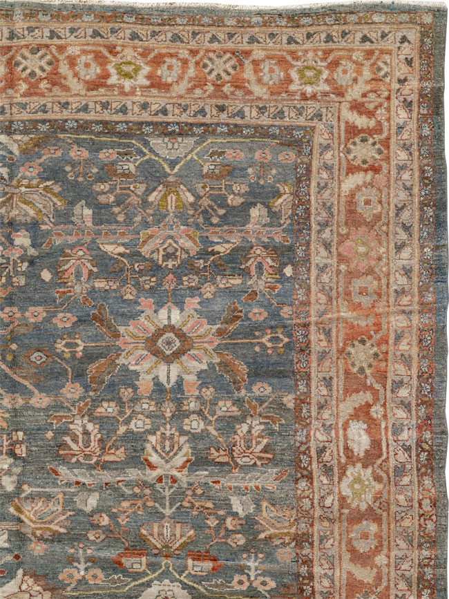 Antique Persian Bibikabad Room Size Carpet, No.30597 - Gsblank