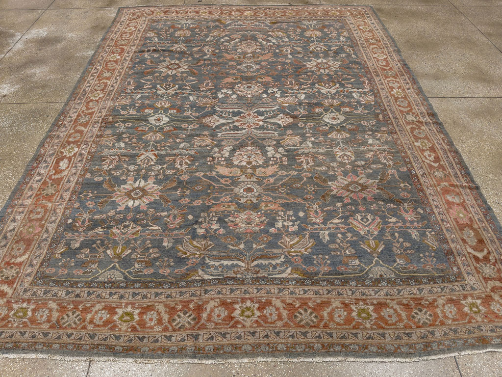 Antique Persian Bibikabad Room Size Carpet, No.30597 - Gsblank