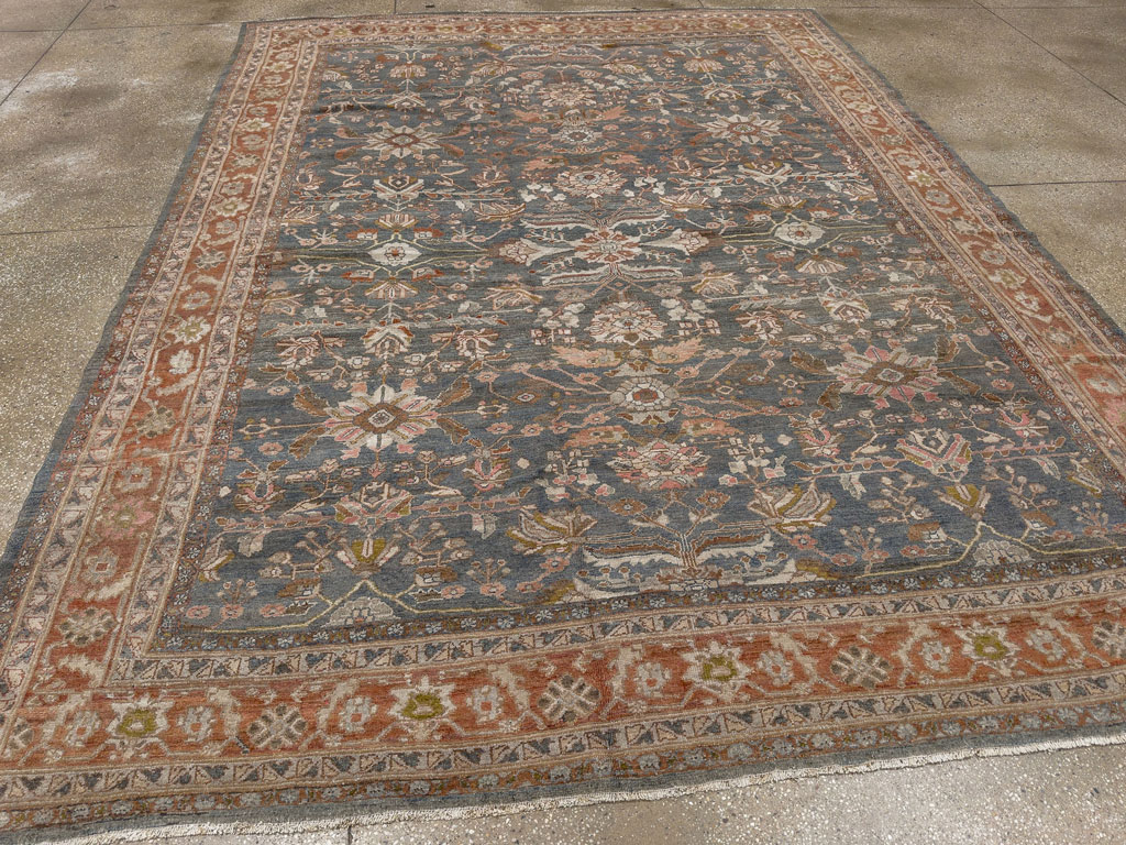 Antique Persian Bibikabad Room Size Carpet, No.30597 - Gsblank
