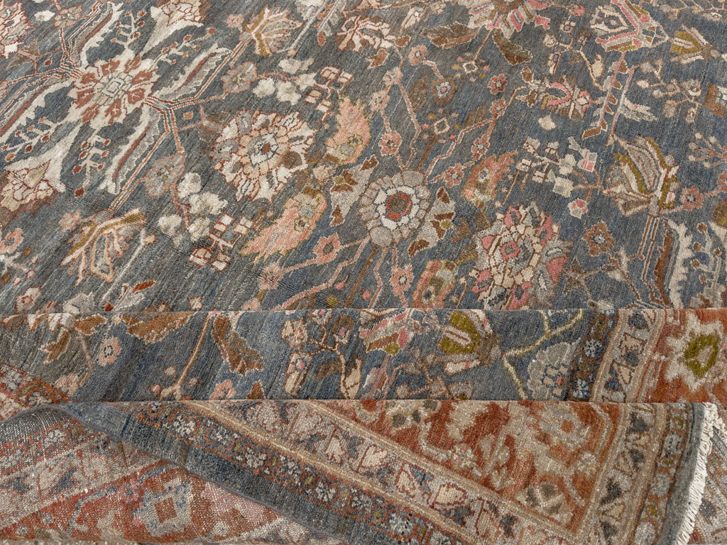 Antique Persian Bibikabad Room Size Carpet, No.30597 - Gsblank
