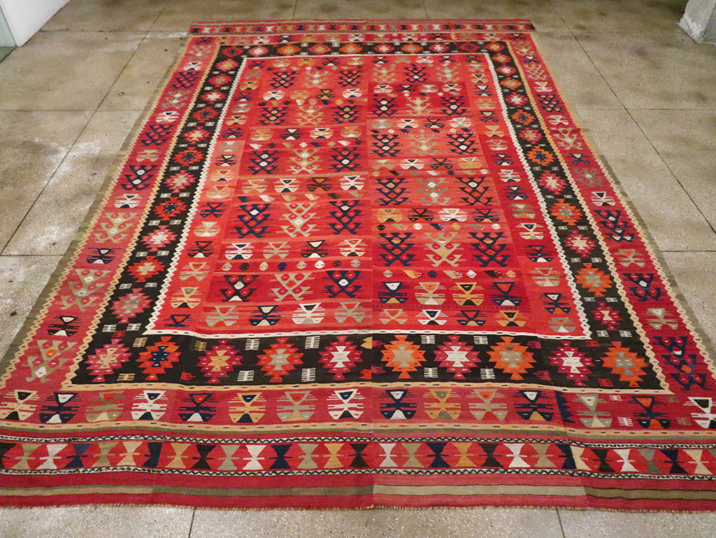 Vintage Turkish Kilim, No.30604 - Gsblank