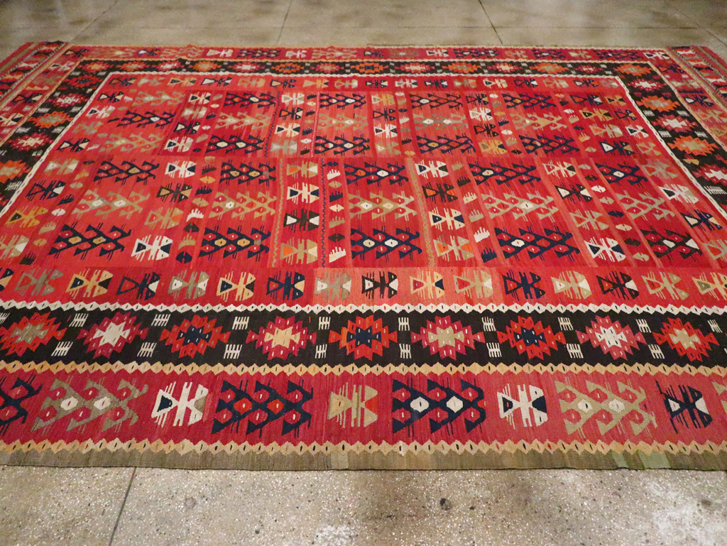 Vintage Turkish Kilim, No.30604 - Gsblank