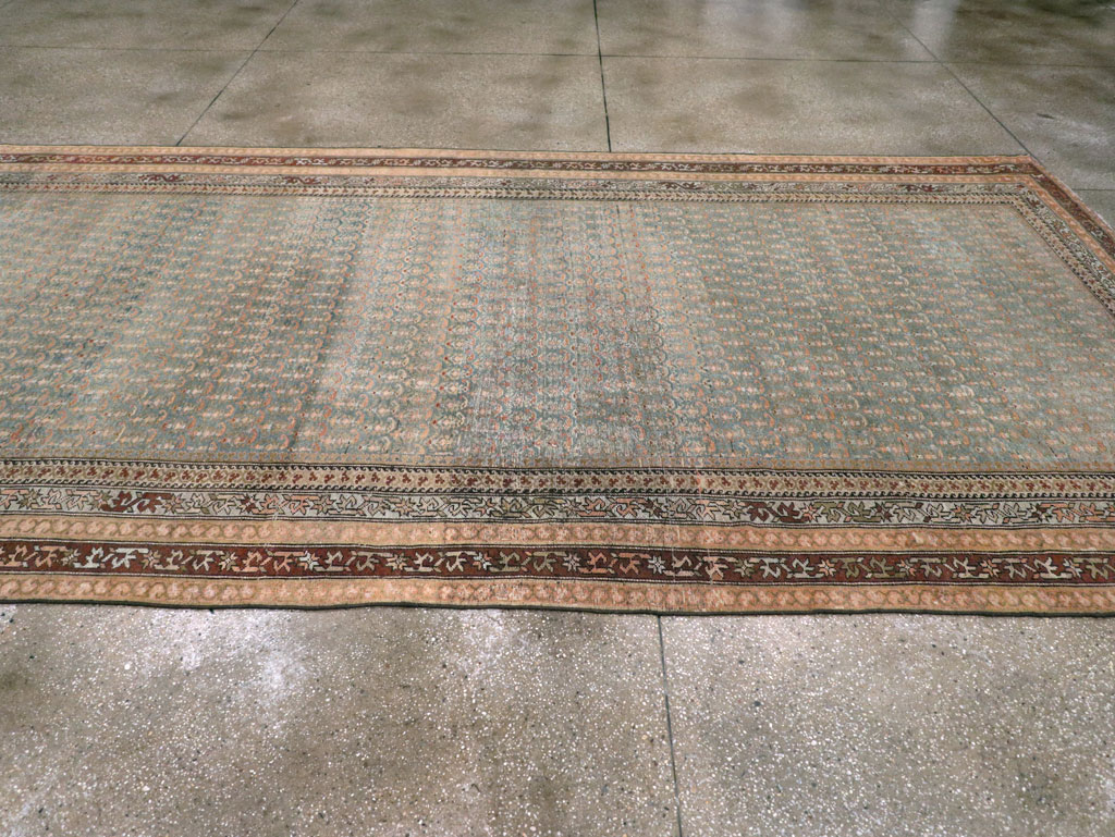 Antique Persian Kurd Large Gallery Carpet, No.30610 - Gsblank