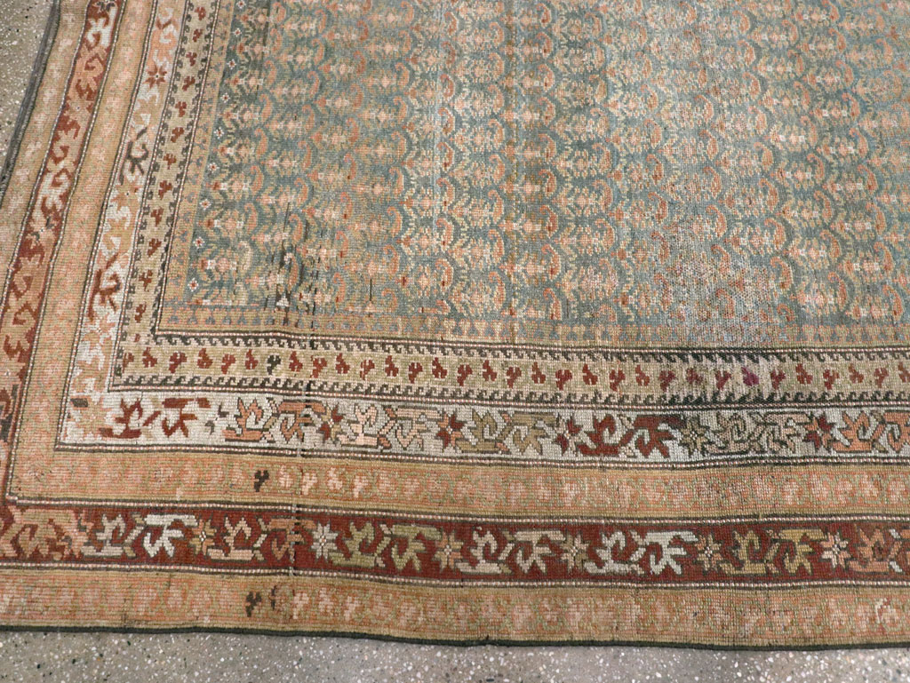 Antique Persian Kurd Large Gallery Carpet, No.30610 - Gsblank