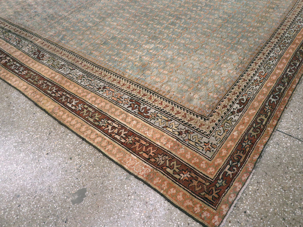 Antique Persian Kurd Large Gallery Carpet, No.30610 - Gsblank