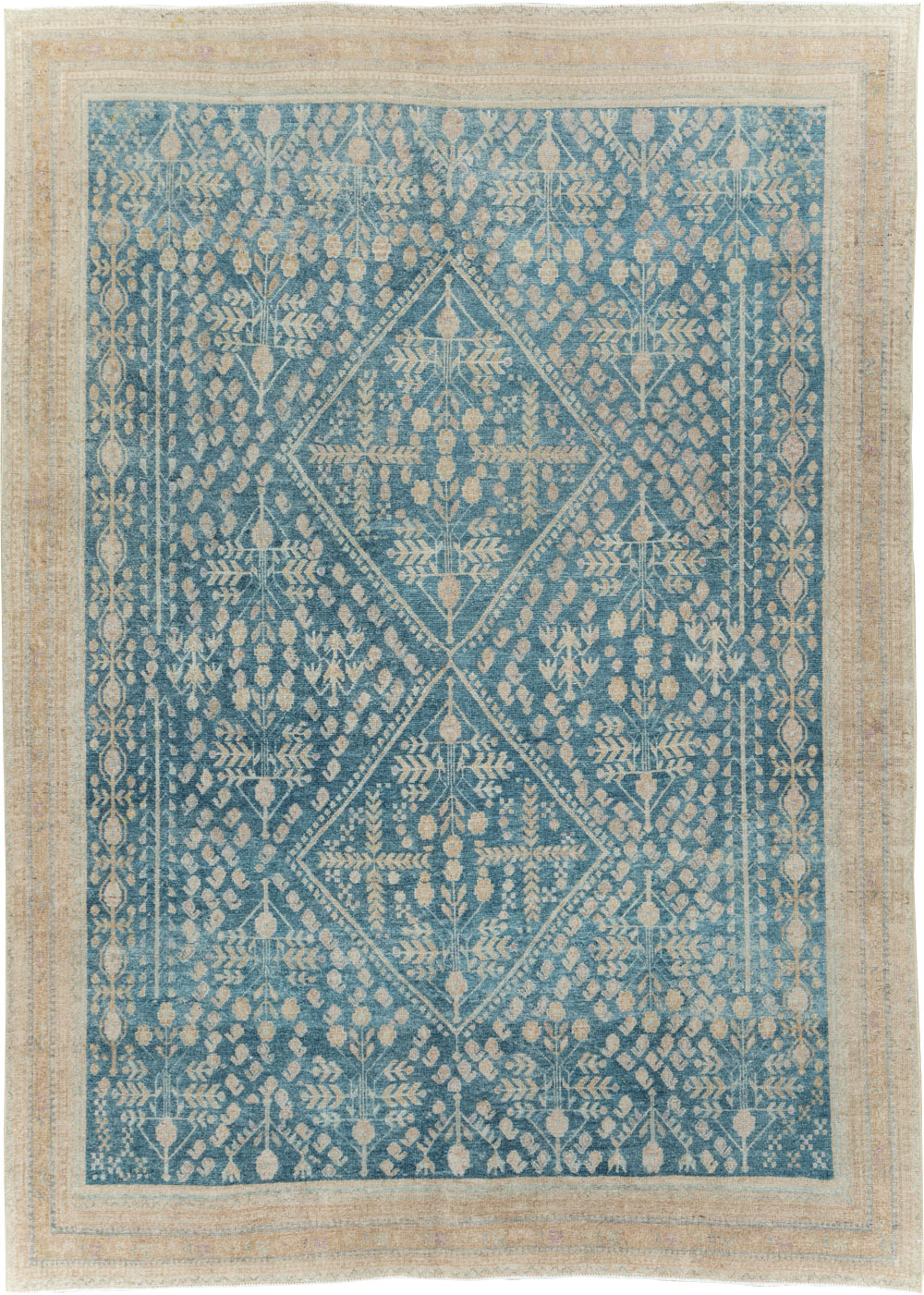 Vintage Persian Afshar Accent Rug, No.30612 - Gsblank