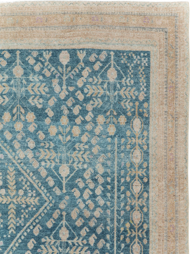 Vintage Persian Afshar Accent Rug, No.30612 - Gsblank