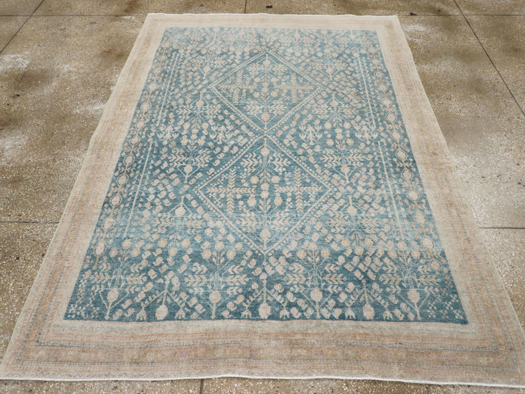 Vintage Persian Afshar Accent Rug, No.30612 - Gsblank