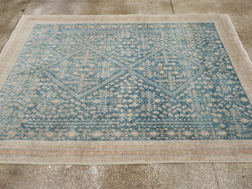 Vintage Persian Afshar Accent Rug, No.30612 - Gsblank