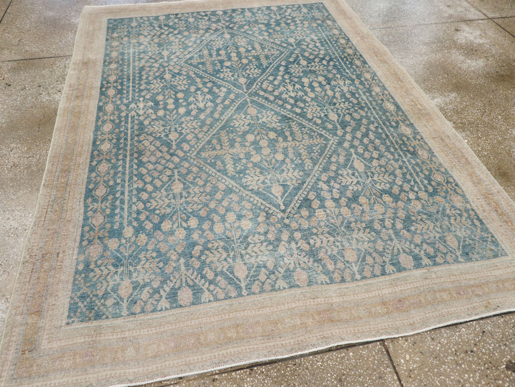 Vintage Persian Afshar Accent Rug, No.30612 - Gsblank