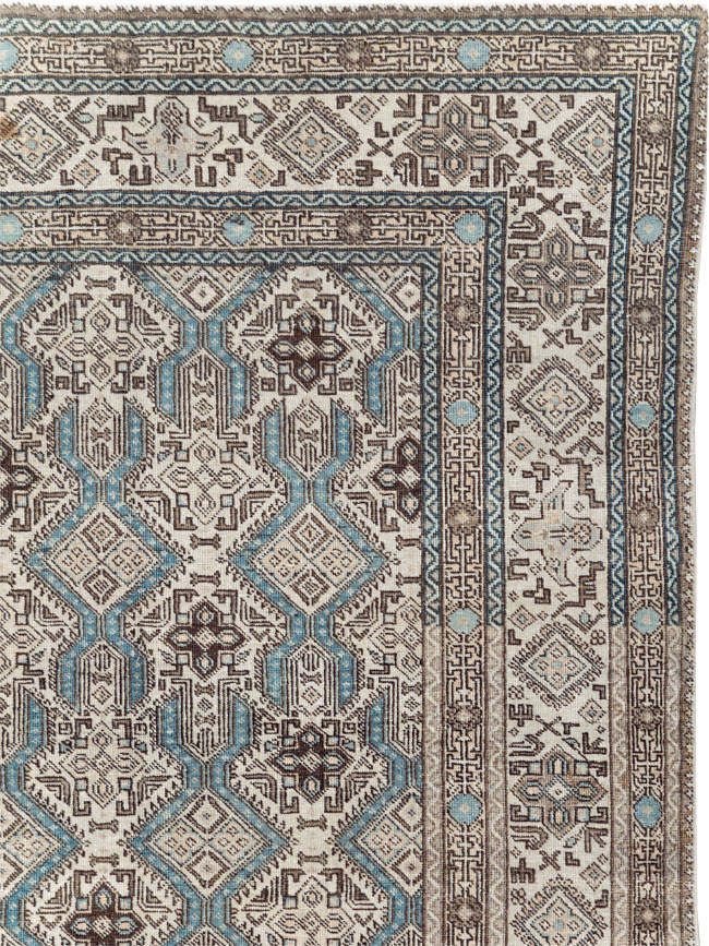 Vintage Persian Tabriz Small Room Size Carpet, No.30614 - Gsblank