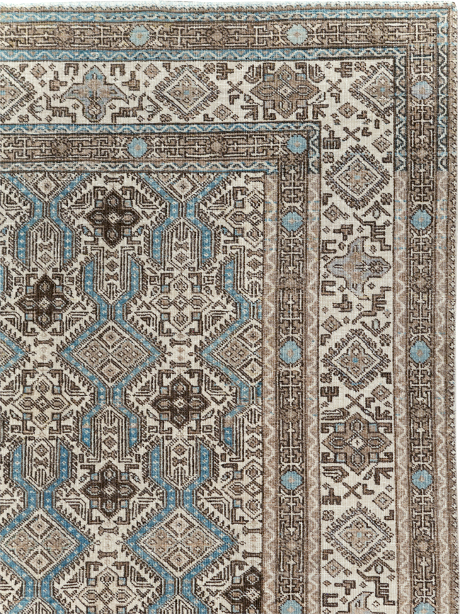 Vintage Persian Tabriz Small Room Size Carpet, No.30614 - Gsblank