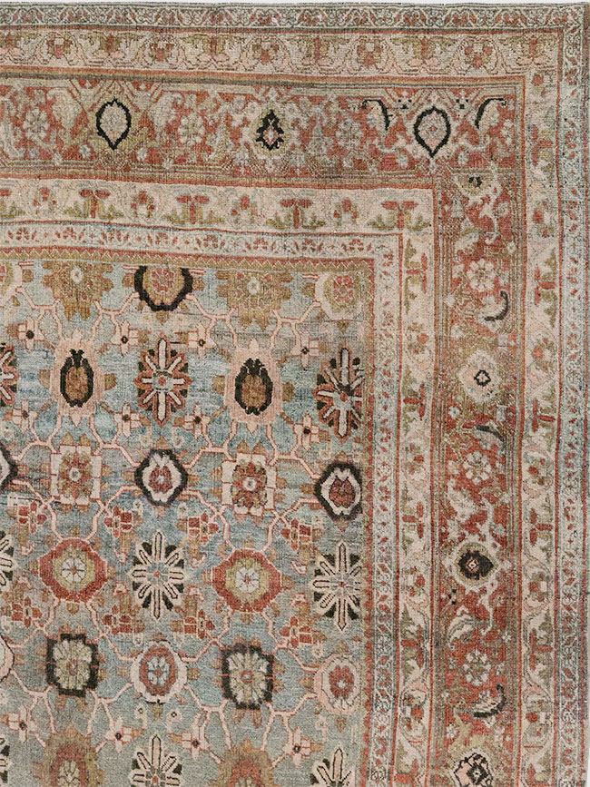 Antique Persian Bidjar Room Size Carpet, No.30619 - Gsblank