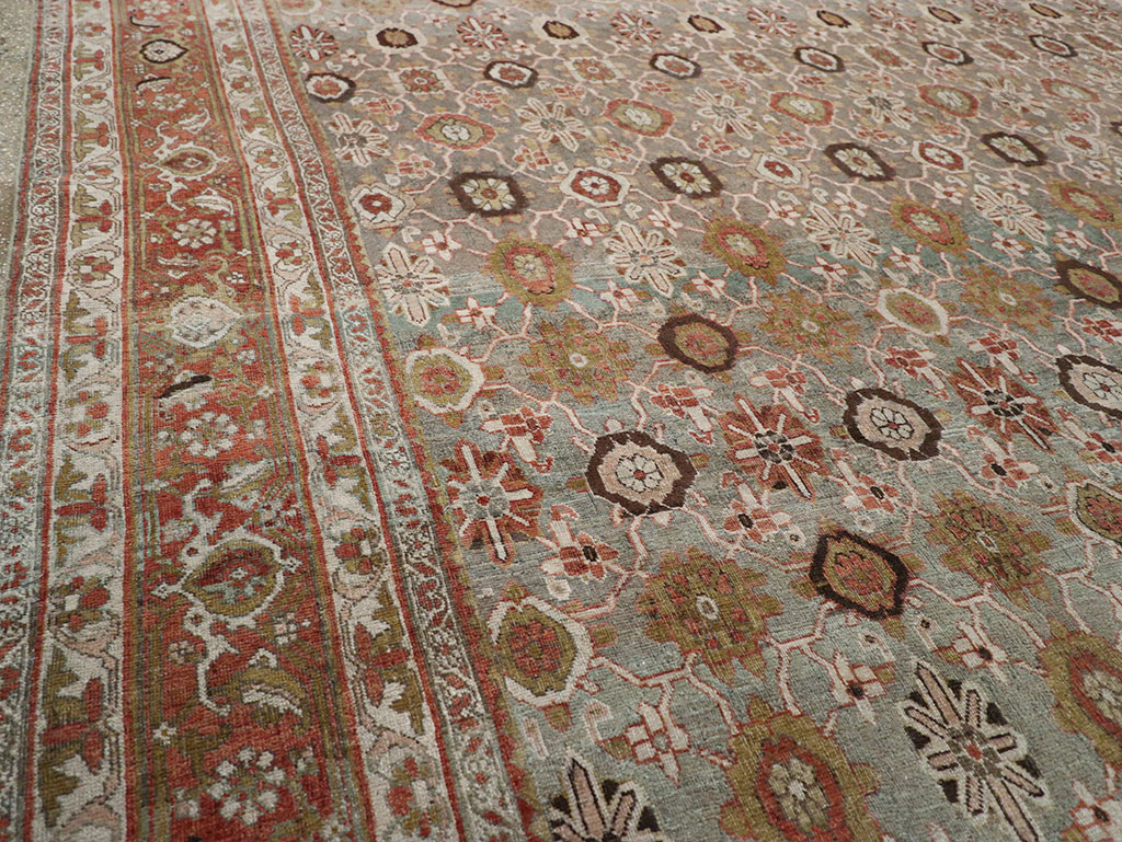 Antique Persian Bidjar Room Size Carpet, No.30619 - Gsblank