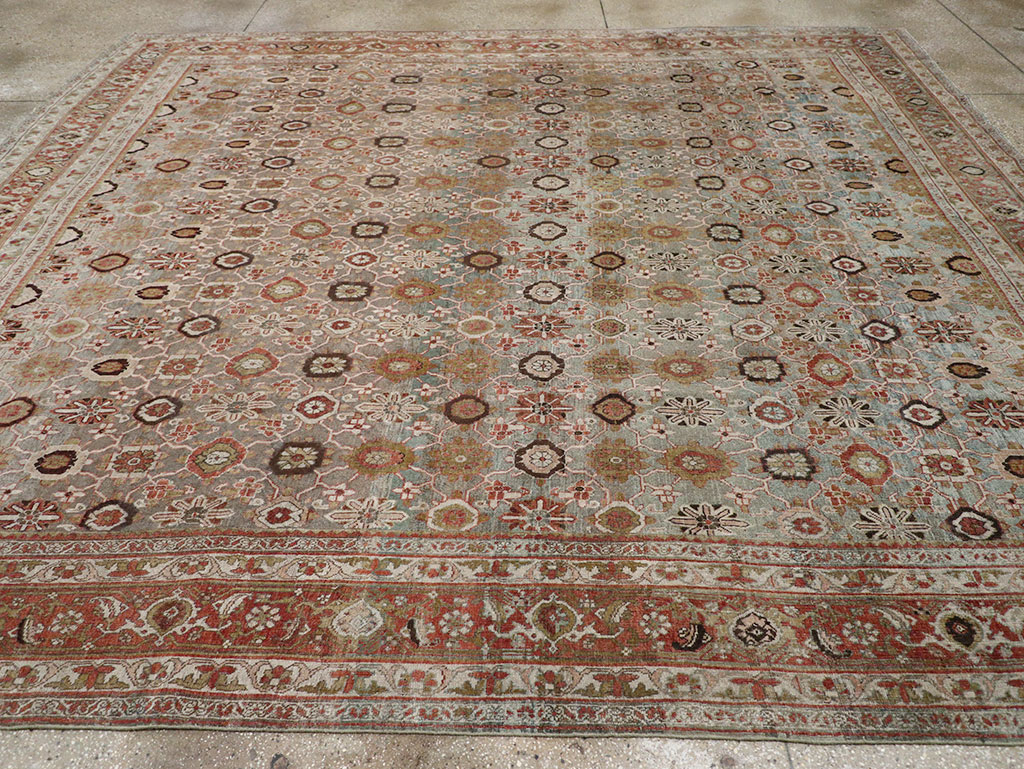 Antique Persian Bidjar Room Size Carpet, No.30619 - Gsblank