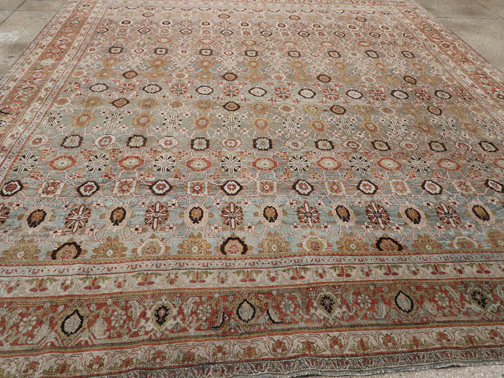 Antique Persian Bidjar Room Size Carpet, No.30619 - Gsblank