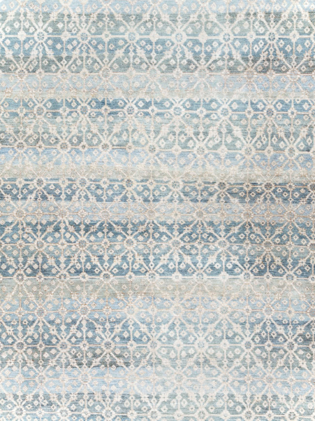 East Turkestan Khotan Inspired Large Turkish Room Size Carpet, No.30628 - Gsblank