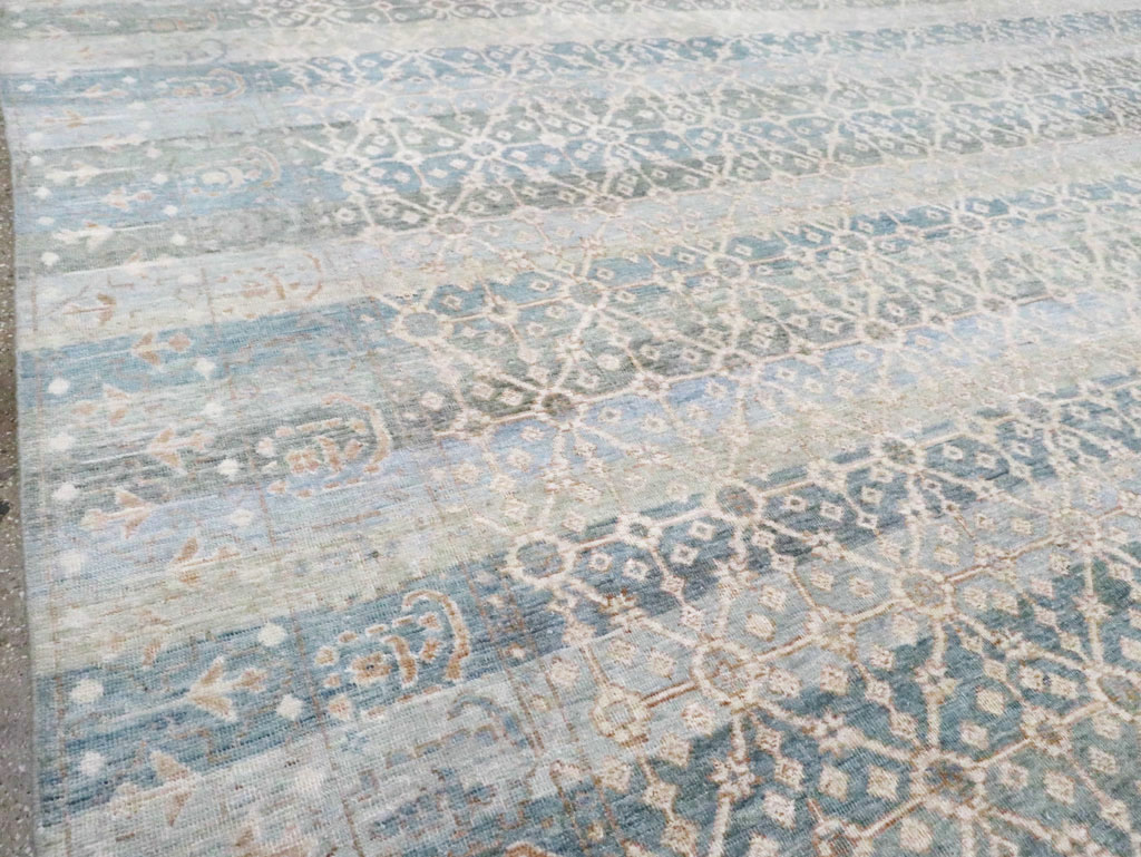 East Turkestan Khotan Inspired Large Turkish Room Size Carpet, No.30628 - Gsblank