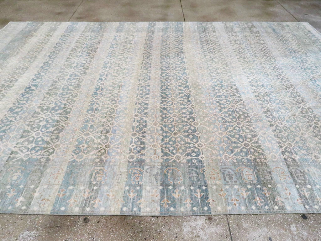 East Turkestan Khotan Inspired Large Turkish Room Size Carpet, No.30628 - Gsblank