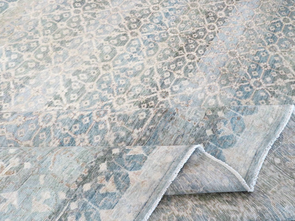 East Turkestan Khotan Inspired Large Turkish Room Size Carpet, No.30628 - Gsblank