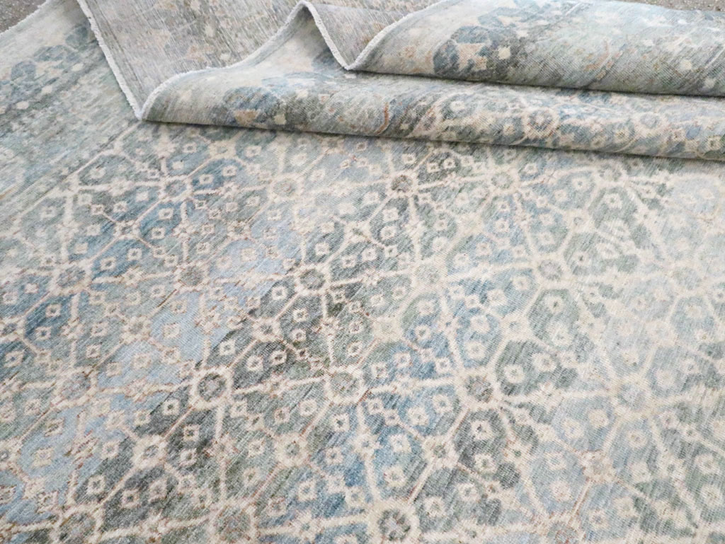 East Turkestan Khotan Inspired Large Turkish Room Size Carpet, No.30628 - Gsblank