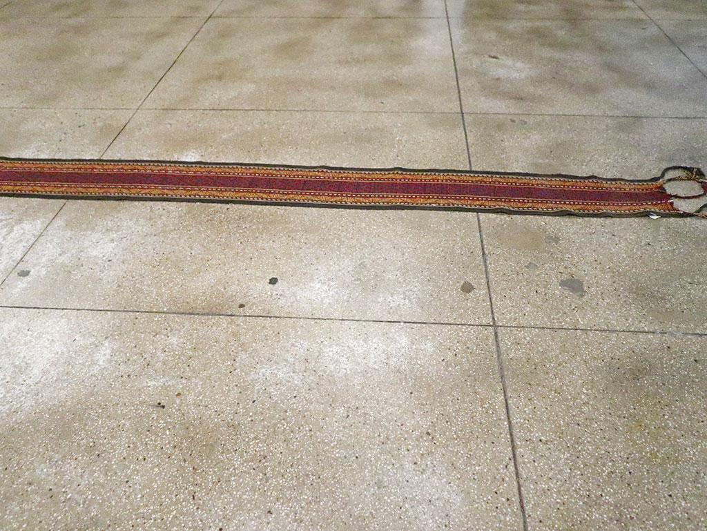 Vintage Uzbek Tribal Tent Band, No.30630 - Gsblank