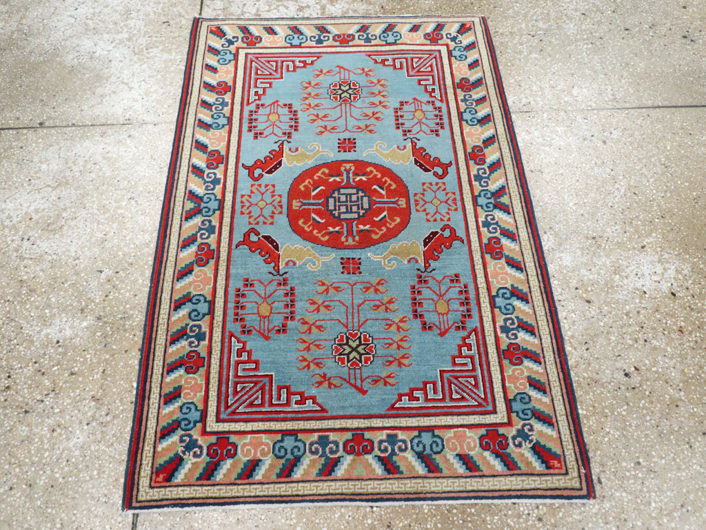 Vintage Anatolian Deco Rug, No.30636 - Gsblank