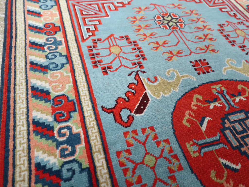 Vintage Anatolian Deco Rug, No.30636 - Gsblank