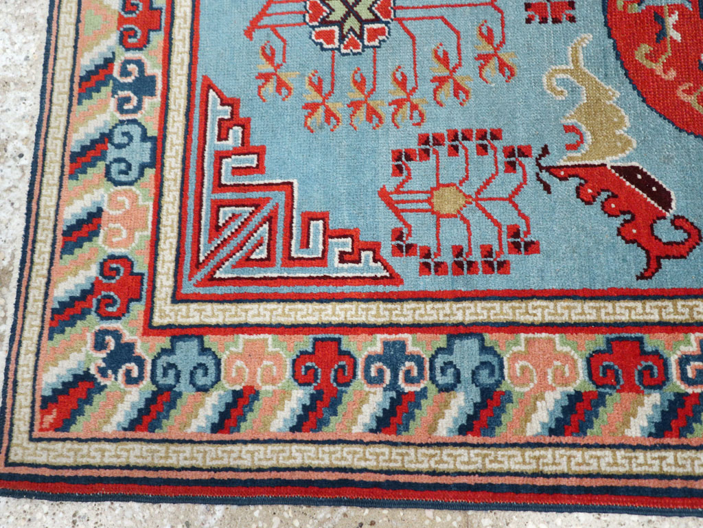 Vintage Anatolian Deco Rug, No.30636 - Gsblank