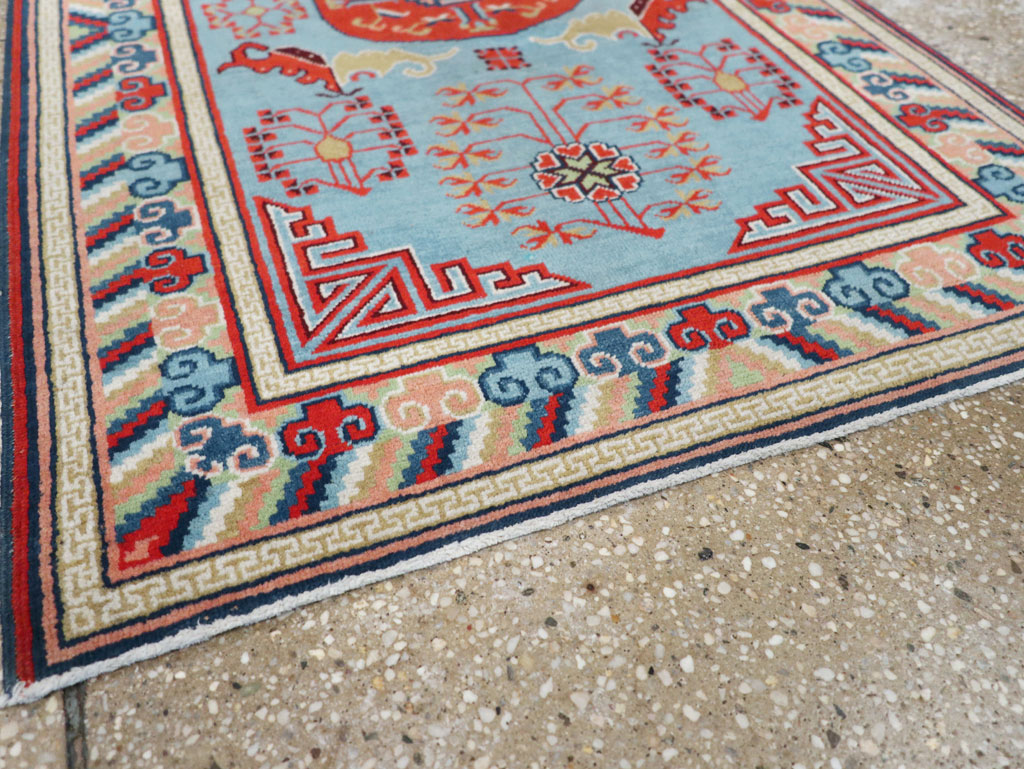 Vintage Anatolian Deco Rug, No.30636 - Gsblank