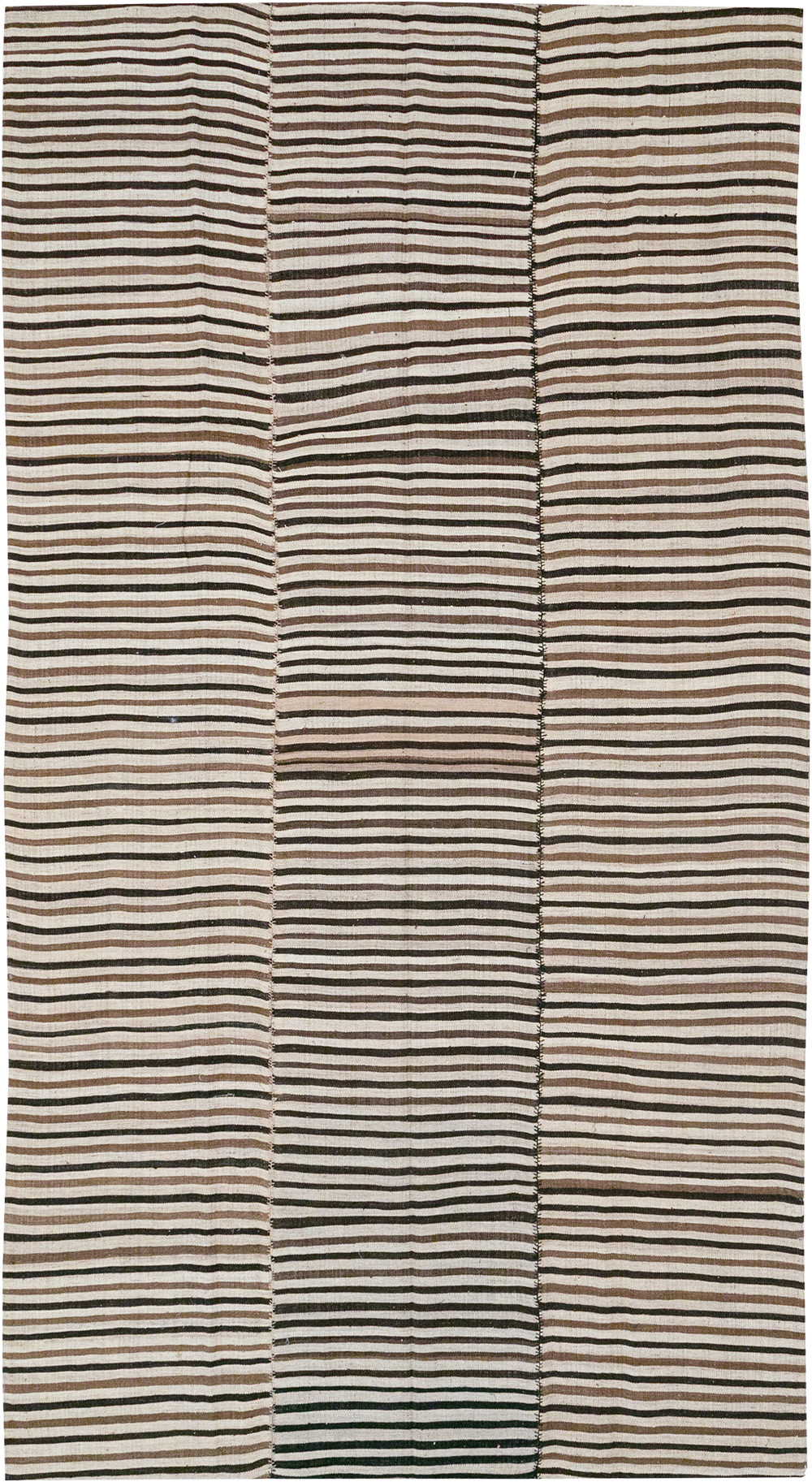 Vintage Persian Flatweave Kilim Room Size Carpet, No.30639 - Gsblank